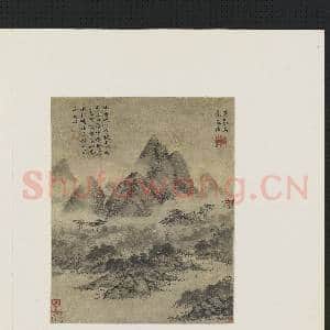 宋元集绘 册 元高克恭溪山烟雨|2幅|19.38 MB|高清下载