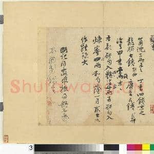 宋贤书翰 册 宋黄庭坚书药方|1幅|11.66 MB|高清下载