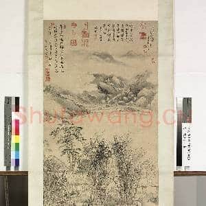 元王蒙山水 轴|2幅|18.27 MB|高清下载