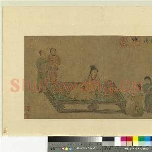 历朝名绘 册 宋刘松年明皇训储图|1幅|8.74 MB|高清下载