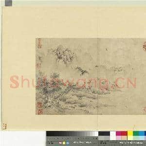 历朝名绘 册 宋马和之清泉鸣鹤|1幅|8.68 MB|高清下载
