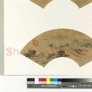 明沈周画江城烟雨 册页|2幅|22.7 MB|高清下载