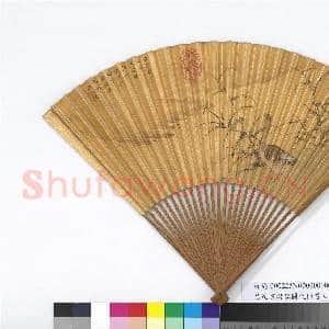明吕纪画游鹅图 成扇|5幅|53.13 MB|高清下载