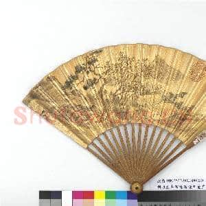 明赵左画寒林潇洒董其昌书五言律诗 成扇|5幅|53.08 MB|高清下载