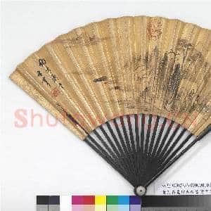 明董其昌画仿大痴富春图并自书五言律诗 成扇|5幅|53.71 MB|高清下载