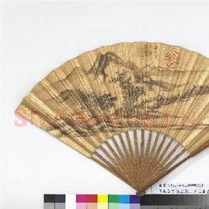 明董其昌画仿巨然山水并自书七言律诗 成扇|5幅|53.63 MB|高清下载