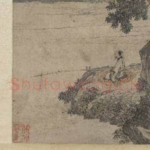 明唐寅松溪独钓图 轴|10幅|103.16 MB|高清下载