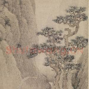 明唐寅双松飞瀑图 轴|12幅|115.22 MB|高清下载