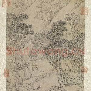 明文征明春林策杖 轴|4幅|42.45 MB|高清下载