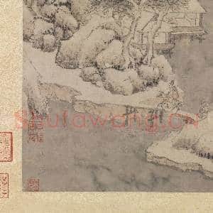 明文征明画雪景 轴|18幅|181.52 MB|高清下载