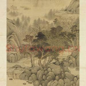 清顾大申秋日山居图 轴|4幅|32.5 MB|高清下载