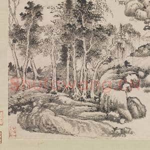 清恽寿平画山水 轴|5幅|48.01 MB|高清下载