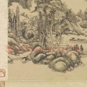 清王原祁云壑流泉图 轴|5幅|46.13 MB|高清下载