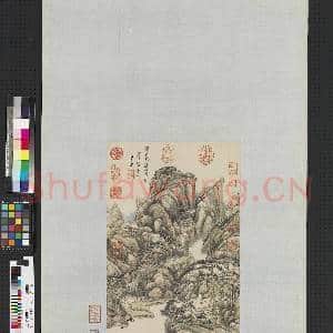 清王原祁仿王蒙山水 轴|2幅|20.82 MB|高清下载