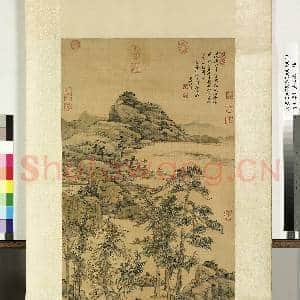 清王原祁画山水 轴|2幅|18.68 MB|高清下载
