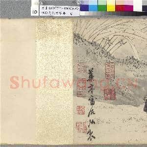 明孙克弘画花卉 卷|10幅|101.3 MB|高清下载