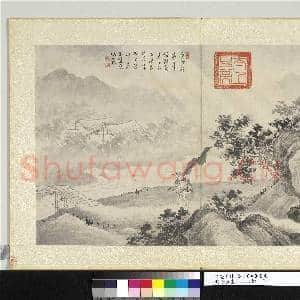 明唐寅画山水人物 册 蓑笠归渔|1幅|10.85 MB|高清下载