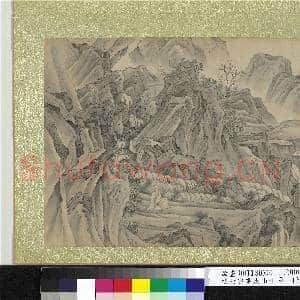 明唐寅画嵩山十景 册 云锦淙|2幅|23.13 MB|高清下载