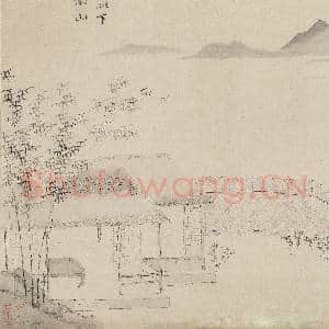 明文伯仁诗意图 册 东篱采菊|3幅|29.72 MB|高清下载