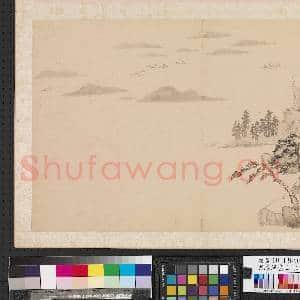 明陈淳画山水 册 江帆远眺|1幅|8.57 MB|高清下载