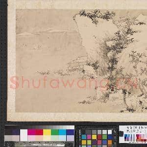 明陈淳画山水 册 寒江钓雪|1幅|9.16 MB|高清下载