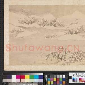 明陈淳画山水 册 雪浦归鸦|1幅|8.75 MB|高清下载