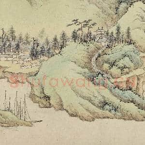 明钱谷白岳游图 册 富春山|3幅|31.19 MB|高清下载