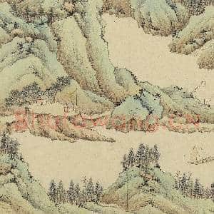 明钱谷白岳游图 册 响山潭|3幅|32.14 MB|高清下载