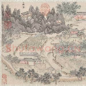 明钱谷纪行图 册 小祇园|11幅|118.43 MB|高清下载
