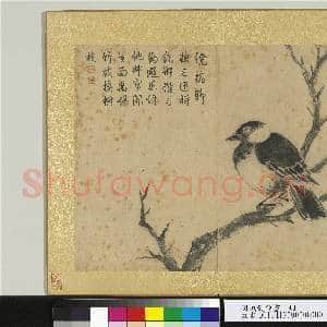 明钱谷杂画 册 古木乌鸦|1幅|13.36 MB|高清下载