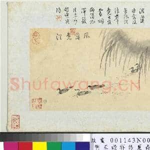 明王谷祥仿夏森画 册 水宿相呼|3幅|28.95 MB|高清下载