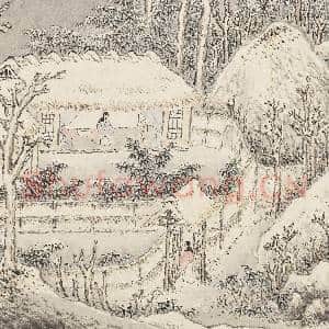 明沈士充画郊园十二景 册 雪斋|4幅|46.61 MB|高清下载