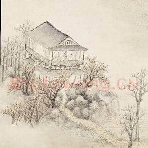 明沈士充画郊园十二景 册 颿影阁|3幅|31.03 MB|高清下载