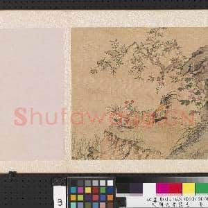 明周之冕写生 册 榴实双鸡|1幅|9.6 MB|高清下载