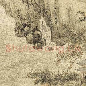 明李流芳画唐人诗意 册 元稹遣行诗|3幅|34.51 MB|高清下载