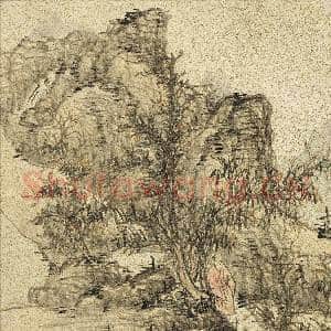 明李流芳画唐人诗意 册 李白寻雍尊师隐居诗|4幅|48.03 MB|高清下载