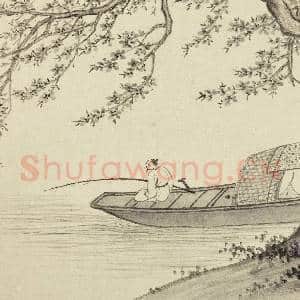 明项圣谟山水 册 桃花钓船|3幅|28.03 MB|高清下载