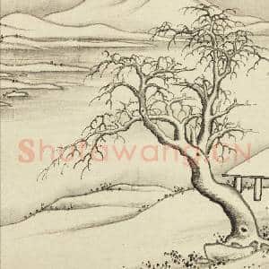 明项圣谟山水 册 林亭积素|3幅|26.23 MB|高清下载
