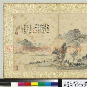 明项圣谟仿古 册 孤亭帆影|1幅|13.99 MB|高清下载