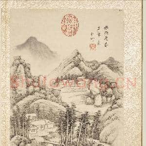 明卞文瑜摹古山水 册 仿梅花庵主笔意|3幅|33.2 MB|高清下载