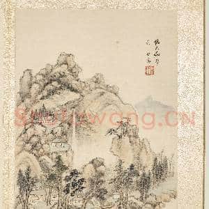 明卞文瑜摹古山水 册 仿大痴笔意|3幅|32.28 MB|高清下载