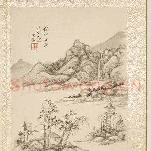 明卞文瑜摹古山水 册 仿倪元镇雅宜山图|3幅|31.87 MB|高清下载