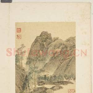 明邵弥画山水 册 溪山烟霭|3幅|31.7 MB|高清下载