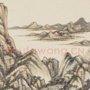 清王鉴仿古十帧 册 仿黄公望山水|4幅|41.48 MB|高清下载