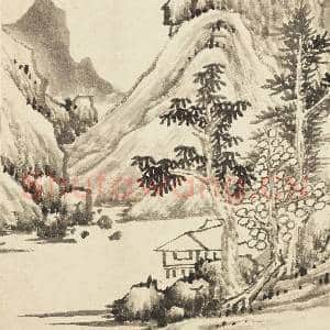 清恽向仿古 册 学董巨山水|4幅|42.68 MB|高清下载