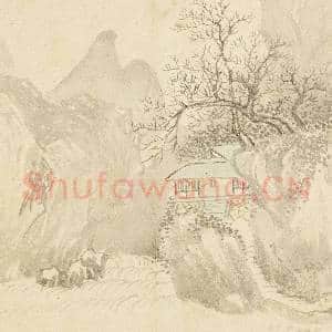 清王翚画山水 册 仿唐寅山水|4幅|39.87 MB|高清下载