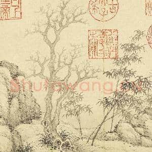 清王翚仿宋元山水 册 仿赵令穰山水|4幅|44.01 MB|高清下载