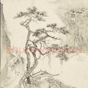 清王翚仿宋元山水 册 仿马和之山水|4幅|42.41 MB|高清下载