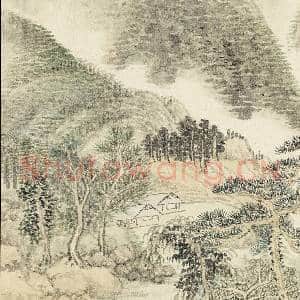 清王翚仿宋元山水 册 仿高克恭山水|4幅|45.21 MB|高清下载