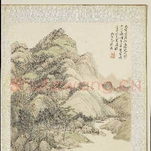 清王翚仿宋元山水 册 仿黄公望山水|3幅|32.57 MB|高清下载
